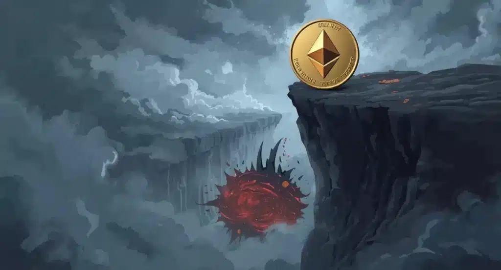 Ethereum Sits on the Edge of a Cliff as $3000 Shakes