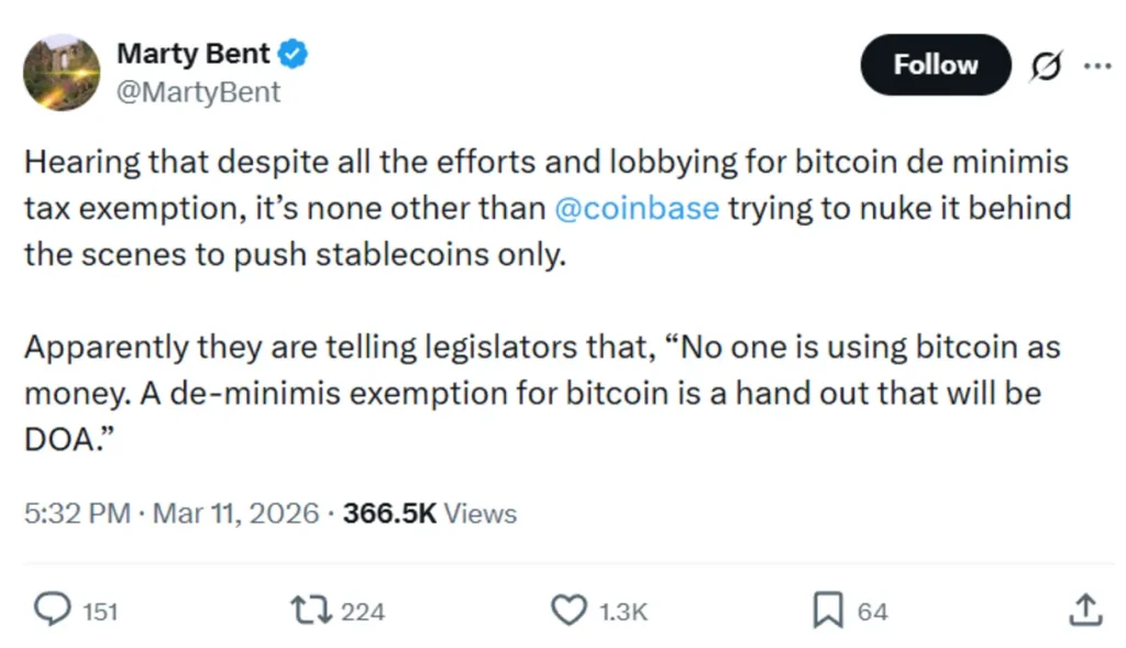 Bent’s claim that started the debate.