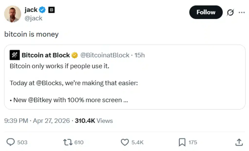 Billionaire’s support for Bitcoin.