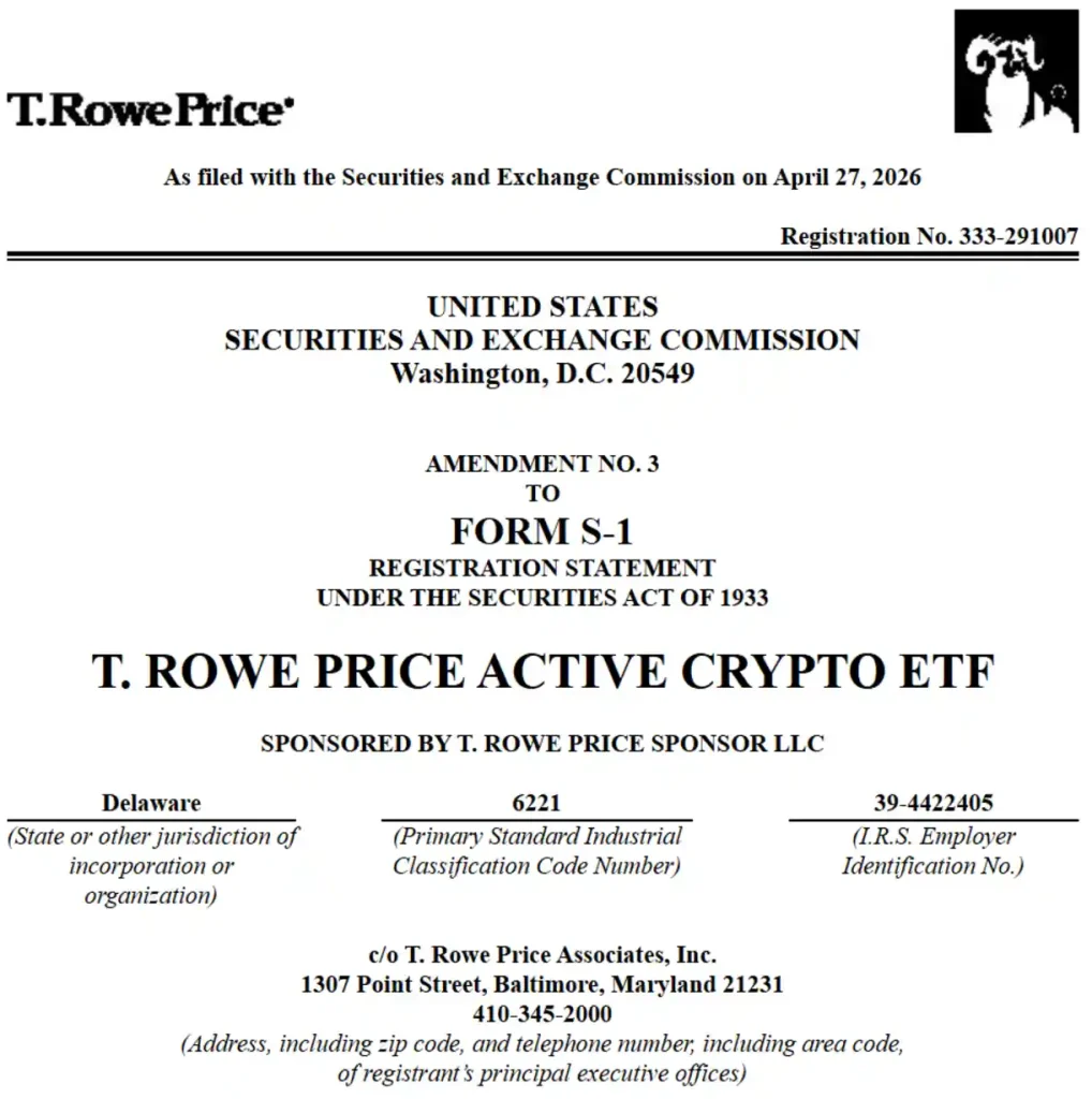 T. Rowe Price’s filing.