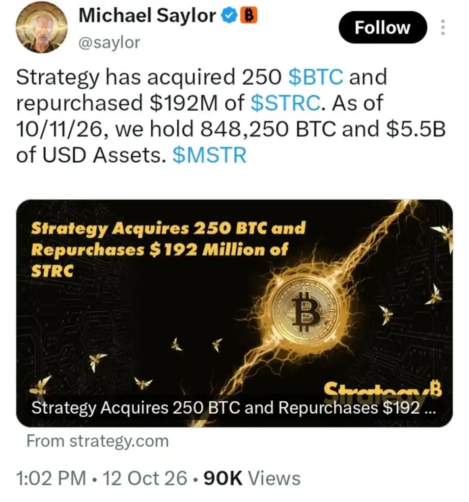 Strategy Adds 250 BTC — Is Its Bigger Play Happening Through STRC?